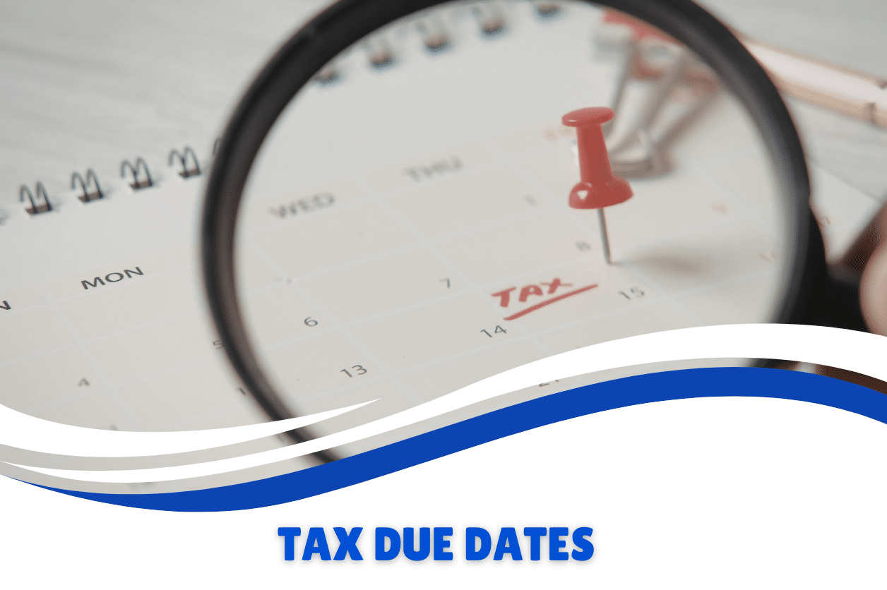 KayaTax federal tax due dates calendar including estimated tax and filing deadlines