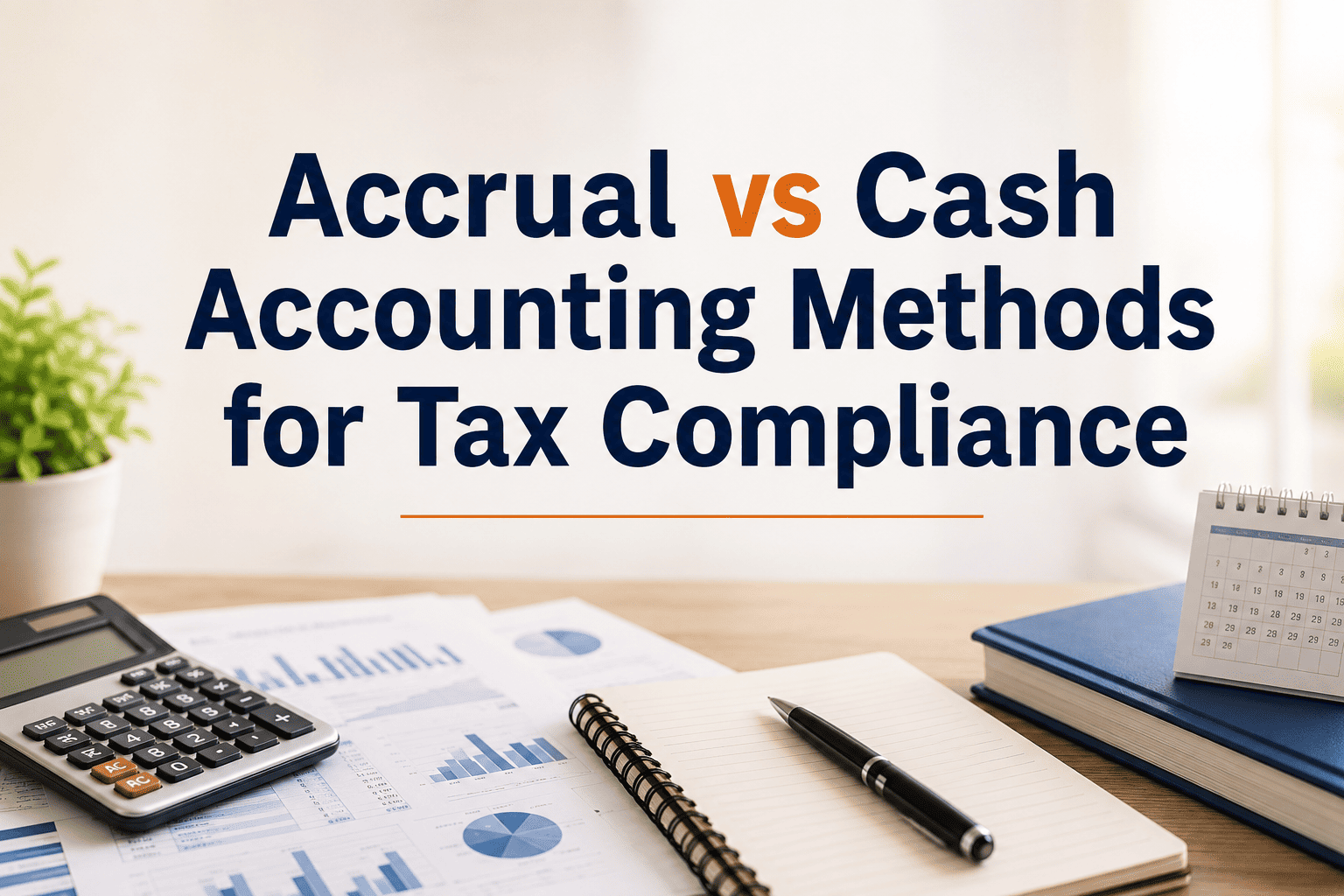 Accrual vs Cash Accounting Methods for Tax Compliance