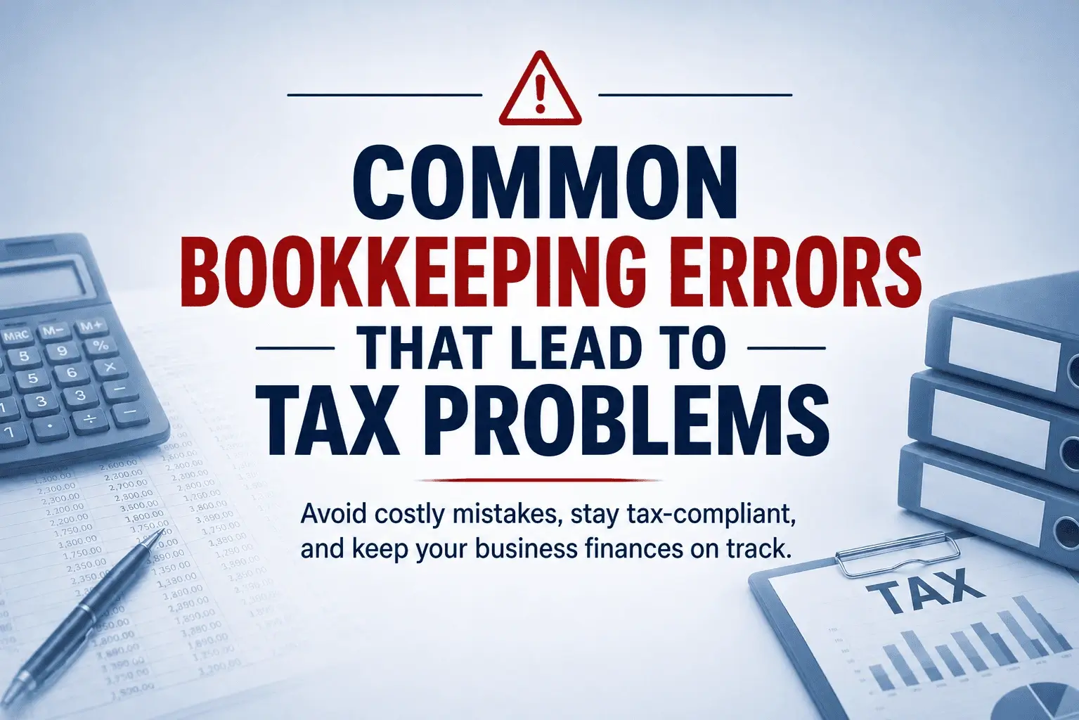 Common Bookkeeping Errors That Lead to Tax Problems