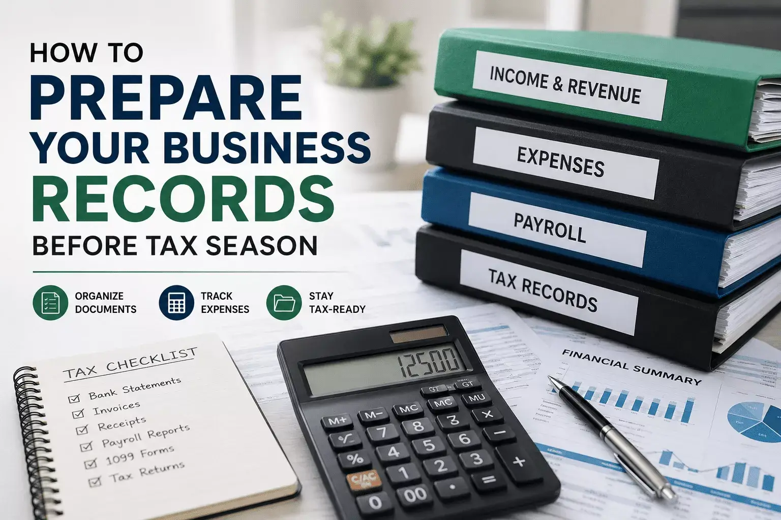 How to Prepare Your Business Records Before Tax Season