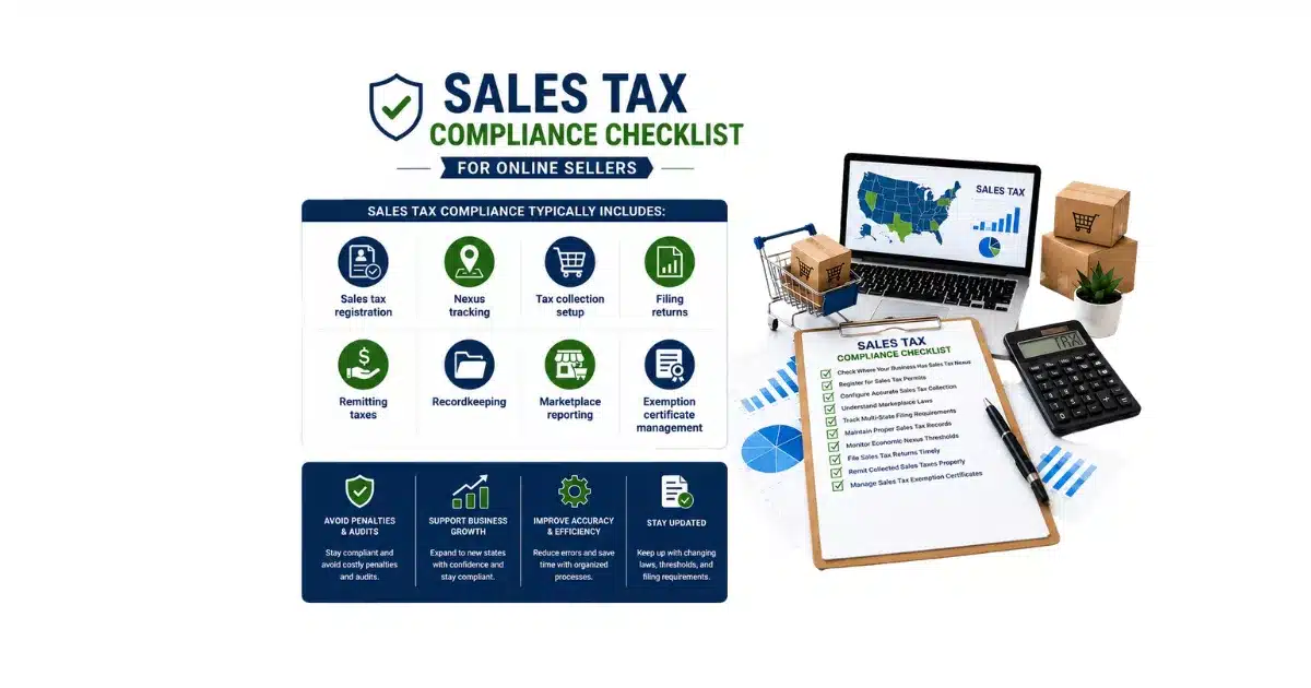 Sales Tax Compliance Checklist for Online Sellers