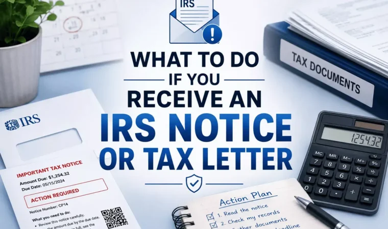 What to Do If You Receive an IRS Notice or Tax Letter