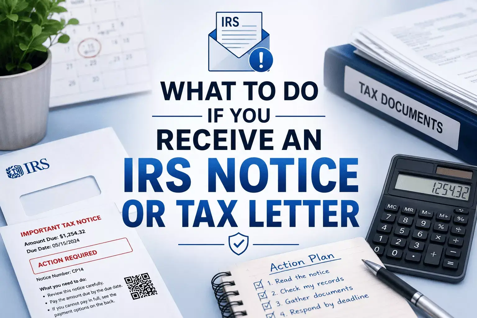 What to Do If You Receive an IRS Notice or Tax Letter