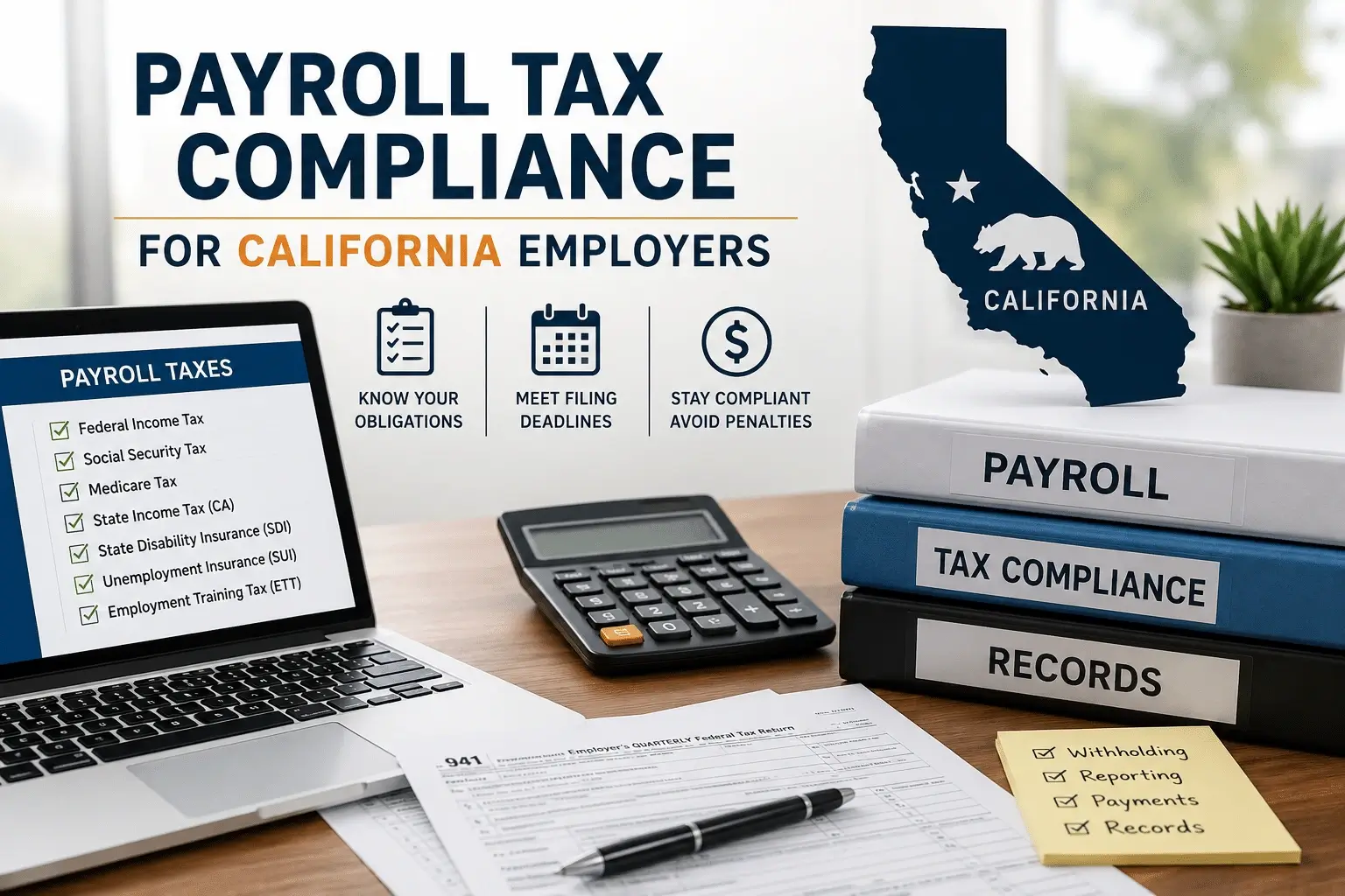 Payroll Tax Compliance Guide for California Employers