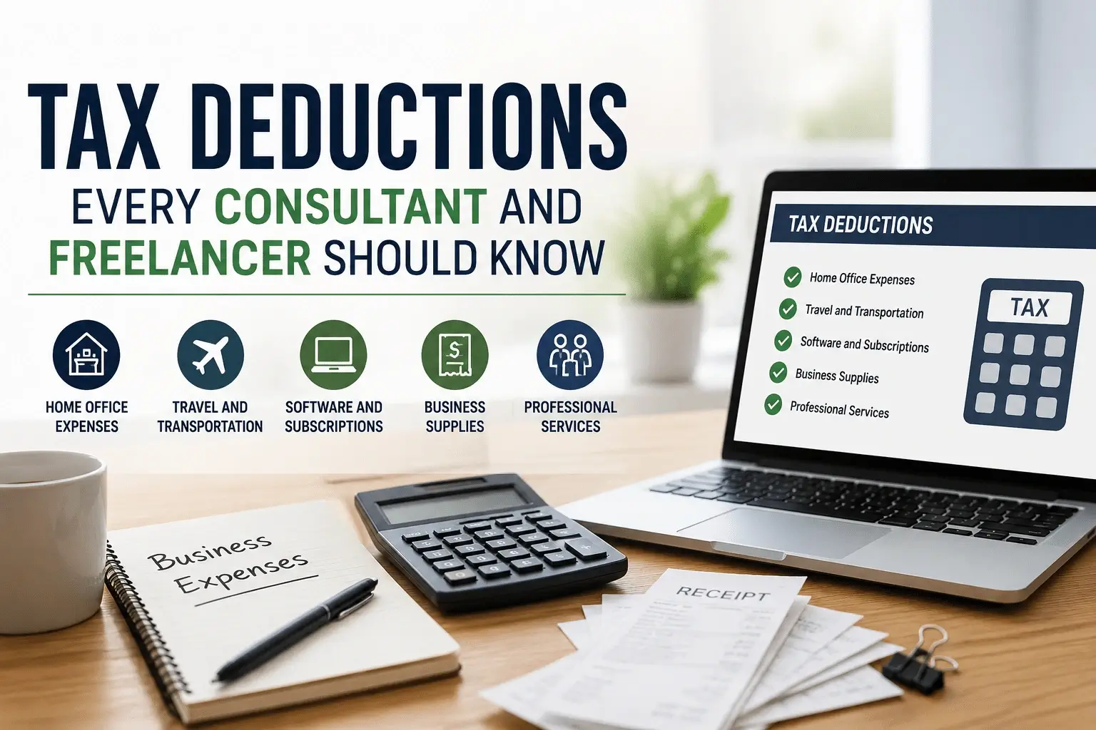 Tax Deductions Every Consultant and Freelancer Should Know