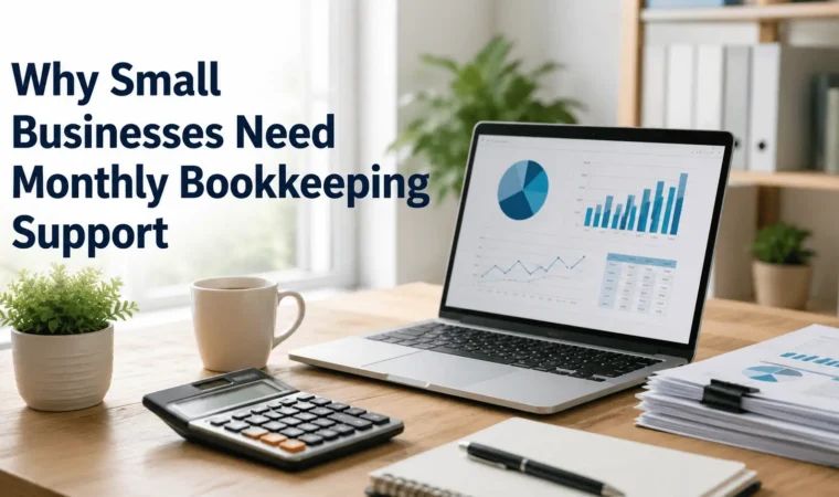 Why Small Businesses Need Monthly Bookkeeping Support