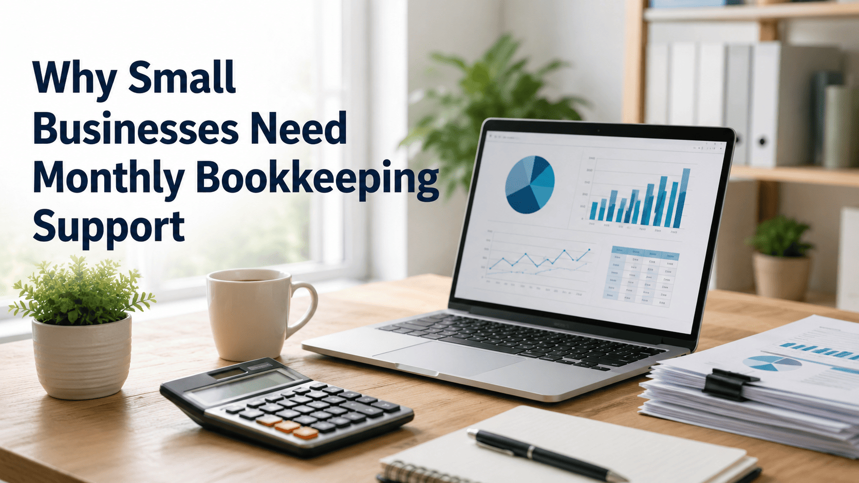 Why Small Businesses Need Monthly Bookkeeping Support